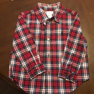 Ralph Lauren Poplin Shirt And Sweater